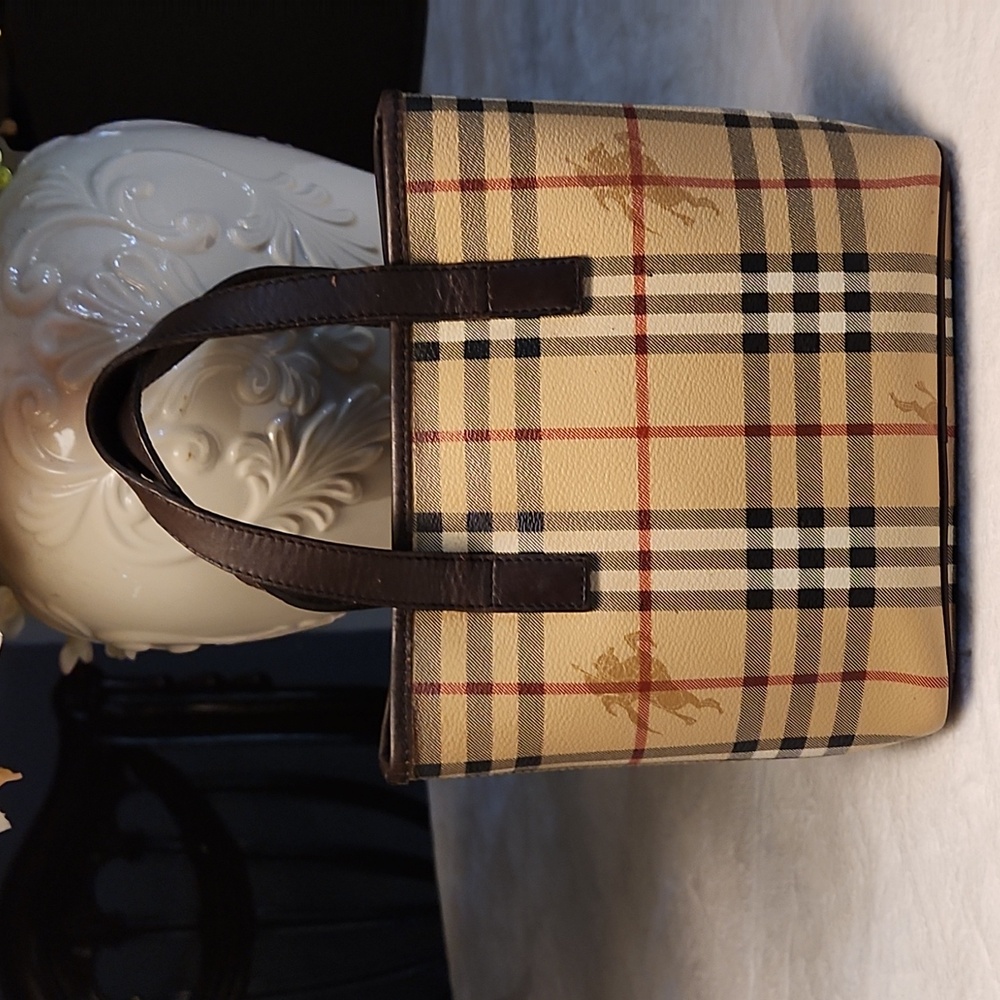 Vintage Burberry Tote Bag - Picture 2 of 12